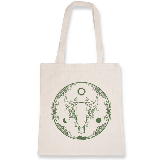 Sac Totebag coton bio | graphisme cycle de la nature