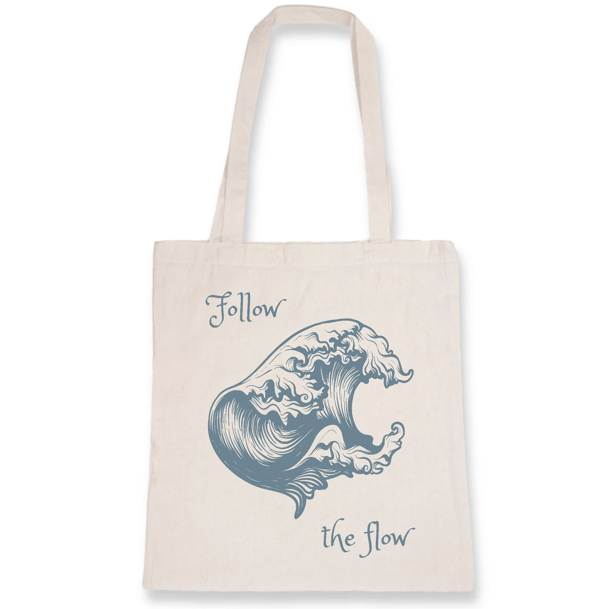 Sac Totebag coton bio | graphisme flow