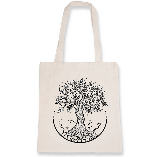 Sac Totebag coton bio | graphisme arbre