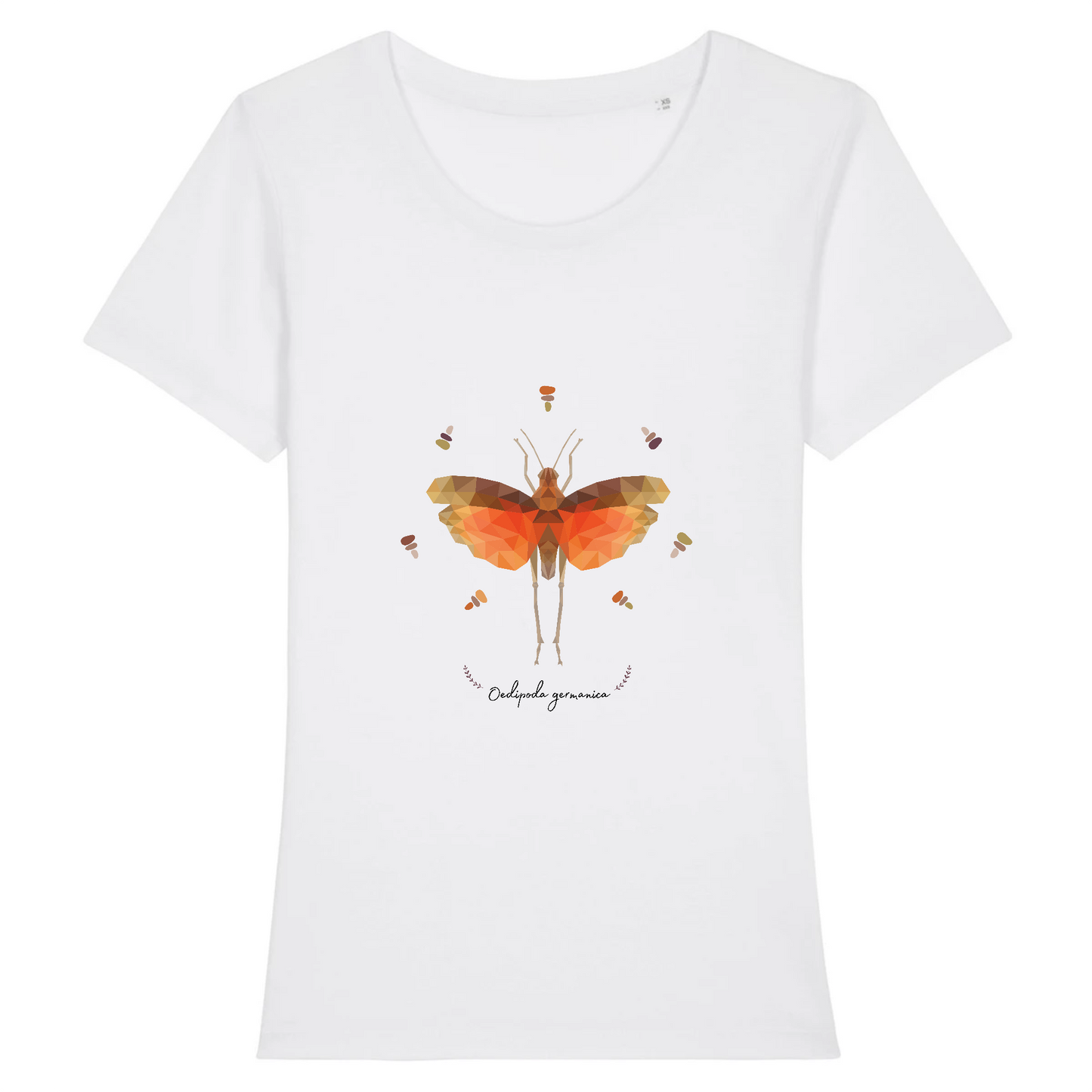 Oedipoda germanica | T-shirt Femme 100% Coton BIO - EXPRESSER | Blanc