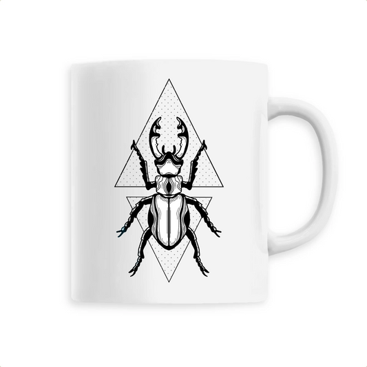 Beetle | Mug céramique | Blanc