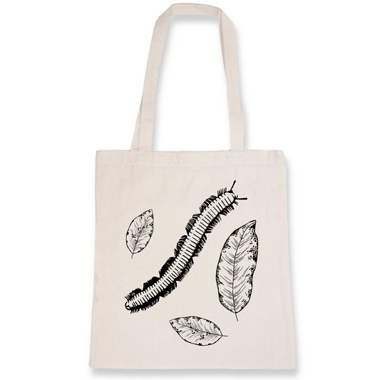 Myriapode | Totebag - 100% coton BIO | Blanc