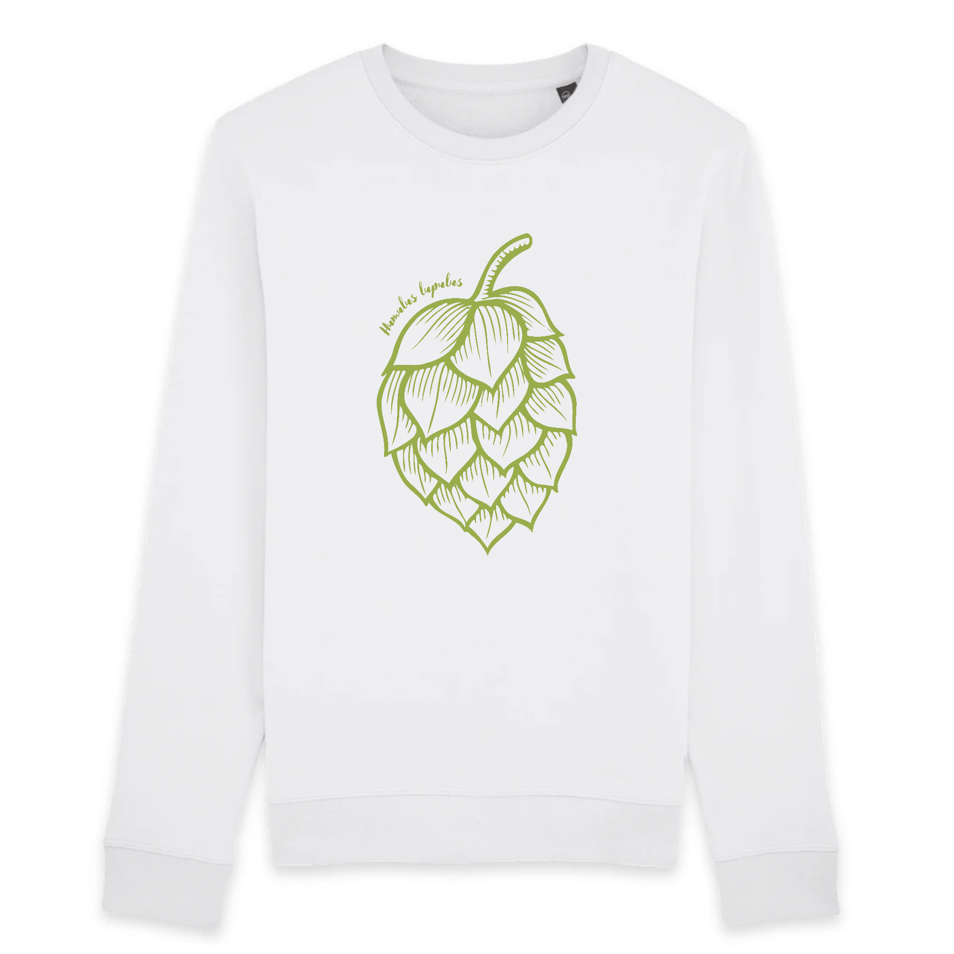 Humulus lupulus | Sweat BIO Unisexe - K4025 | Blanc