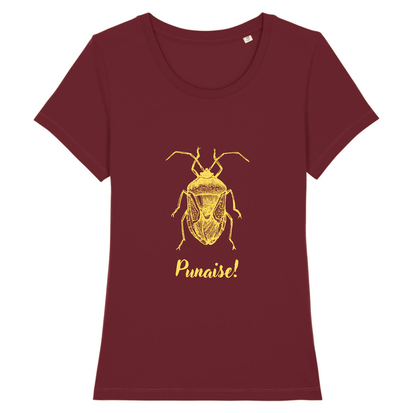 Punaise! | T-shirt Femme 100% Coton BIO - EXPRESSER | Bordeaux