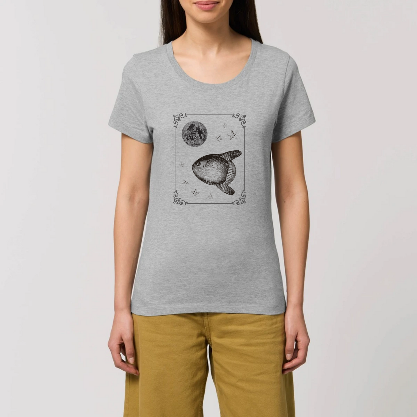 Poisson-lune | T-shirt Femme 100% Coton BIO - EXPRESSER