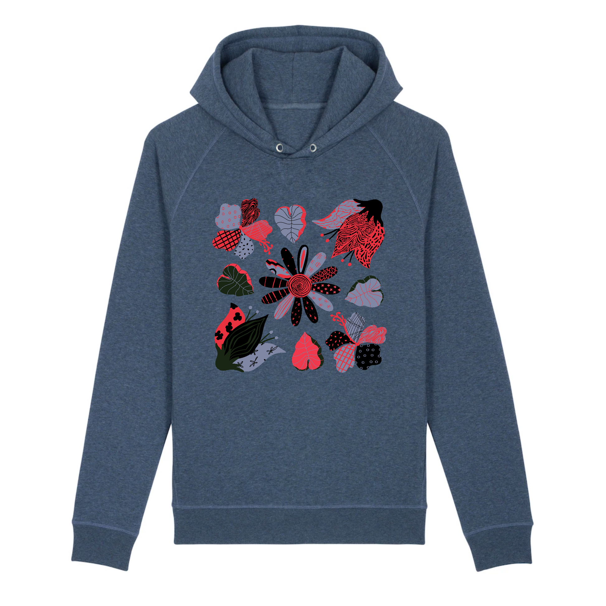 Delectamentum flores | Sweat à capuche BIO Femme - SIDER