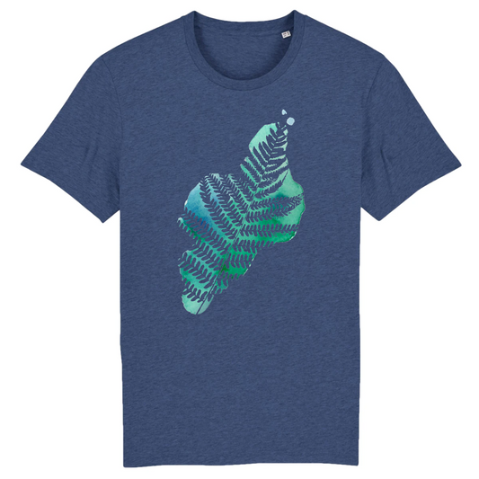 Ptéridophyte | T-shirt Unisexe - Coton BIO - CREATOR | Indigo