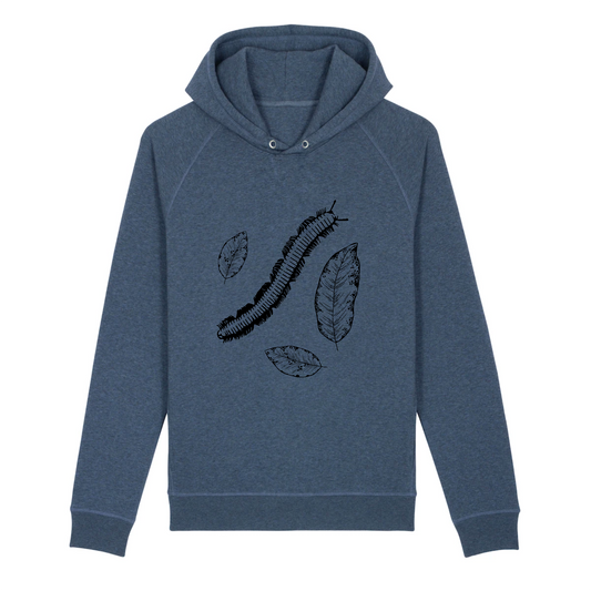 Myriapode | Sweat à capuche BIO Unisexe - SIDER | Indigo