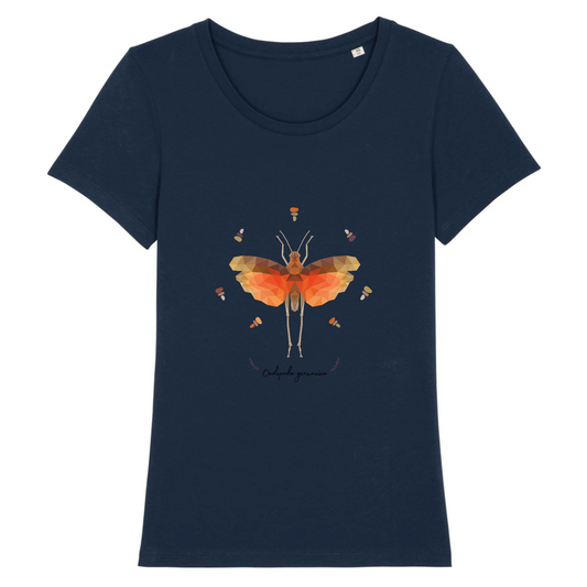 Oedipoda germanica | T-shirt Femme 100% Coton BIO - EXPRESSER | Marine