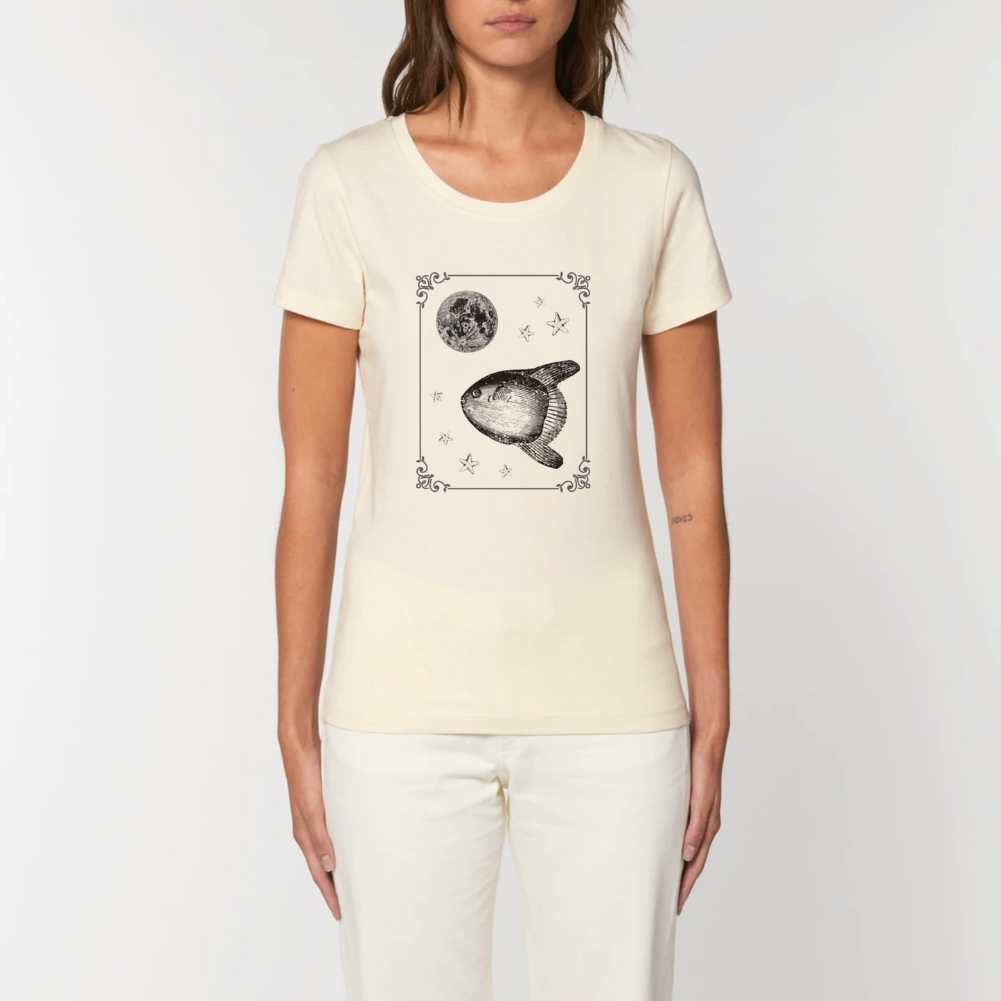 Poisson-lune | T-shirt Femme 100% Coton BIO - EXPRESSER