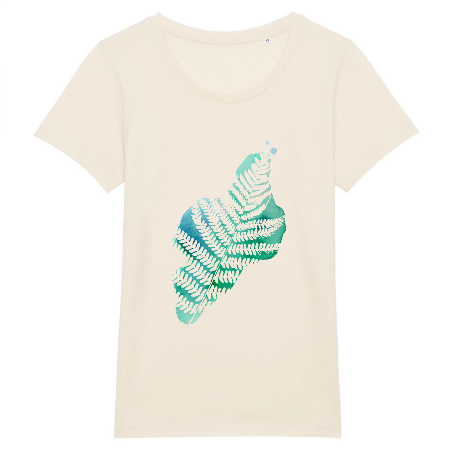 Ptéridophyte | T-shirt Femme 100% Coton BIO - EXPRESSER | Naturel