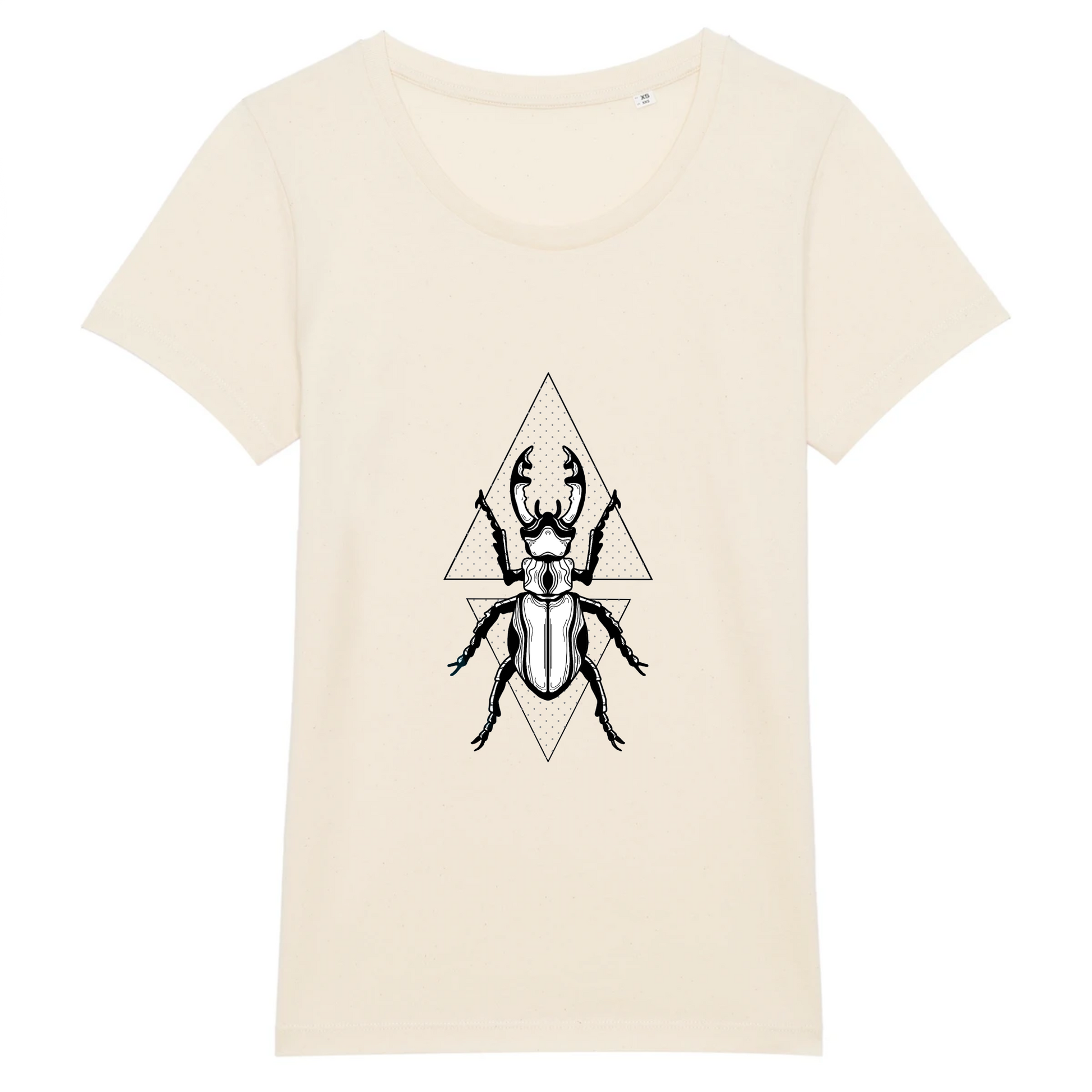 Beetle | T-shirt Femme 100% Coton BIO - EXPRESSER | Naturel