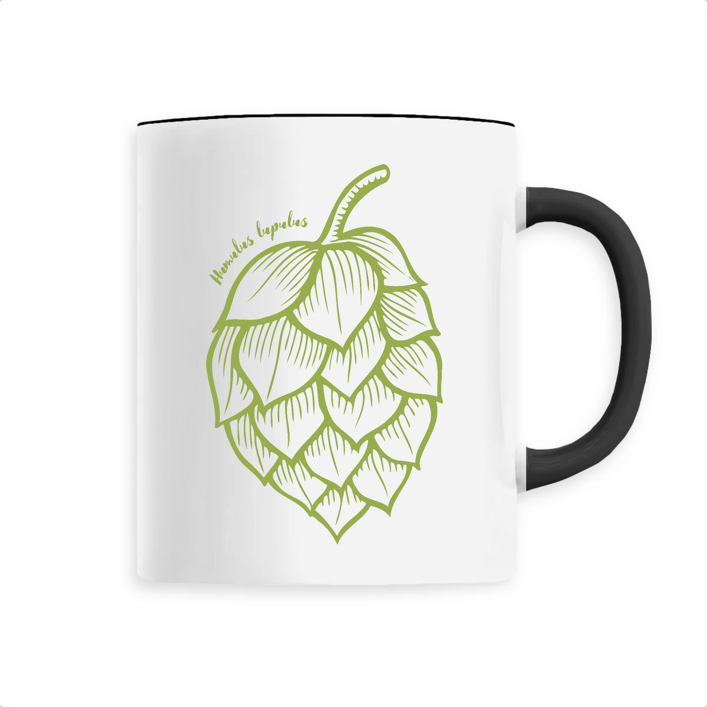 Humulus lupulus | Mug céramique | Noir