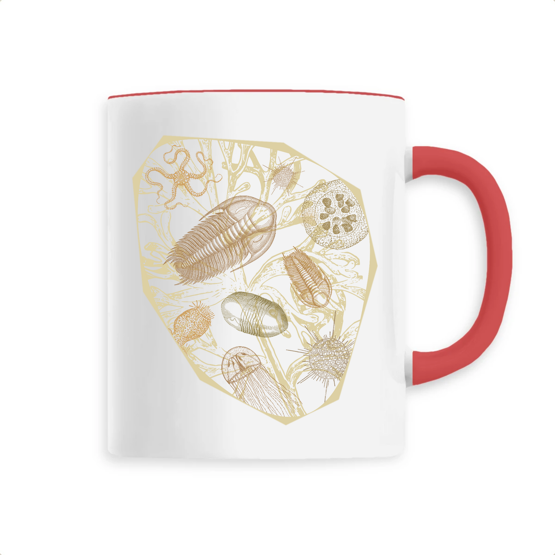 Trilobites | Mug céramique | Rouge