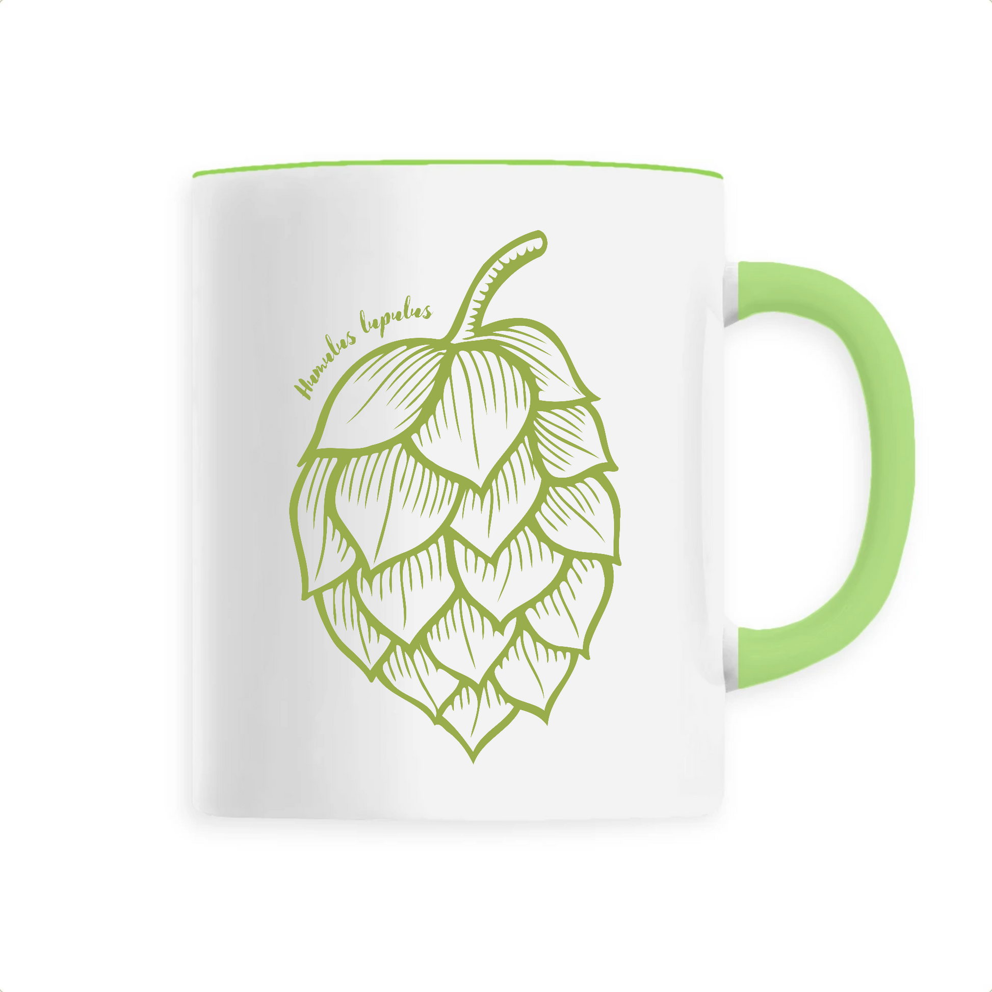 Humulus lupulus | Mug céramique | Vert